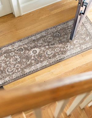 Beige Brown 2' x 6' 1 Penrose Runner Area Rug