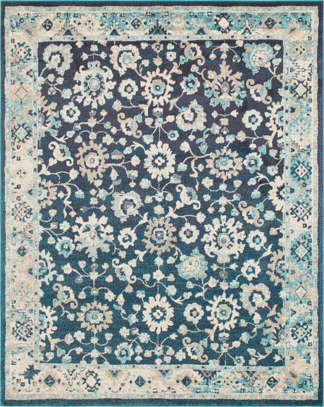 Navy Blue 7' 10 x 10' Penrose Rectangle Area Rug