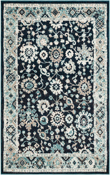 Navy Blue 5' 3 x 8' Penrose Rectangle Area Rug