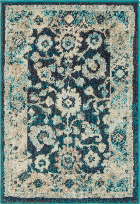 Navy Blue 2' x 3' 1 Penrose Rectangle Area Rug