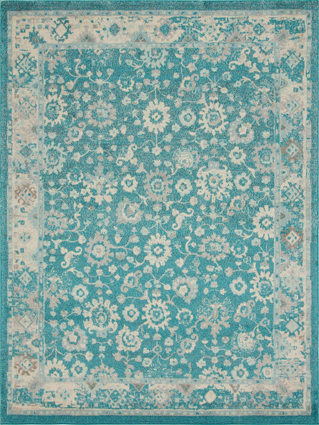 Turquoise 9' x 12' Penrose Rectangle Area Rug