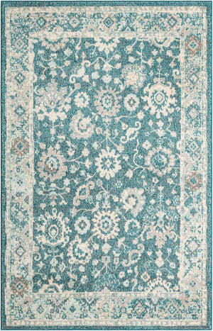 Turquoise 5' 3 x 8' Penrose Rectangle Area Rug