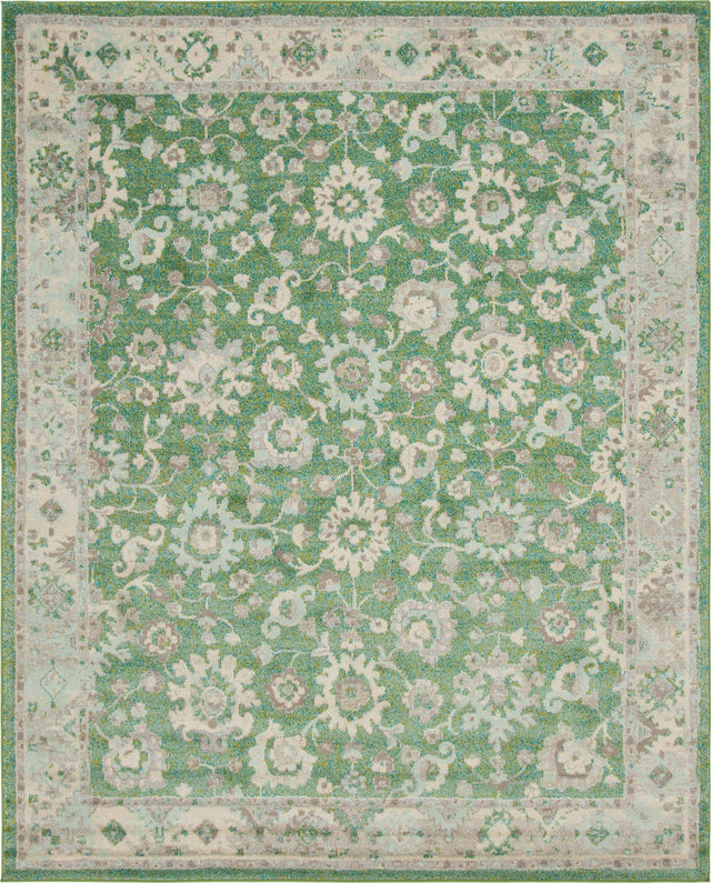 Green 7' 10 x 10' Penrose Rectangle Area Rug