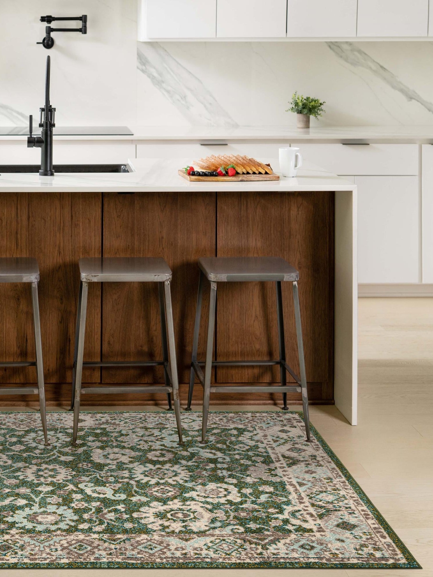 Green 5' 3 x 8' Penrose Rectangle Area Rug