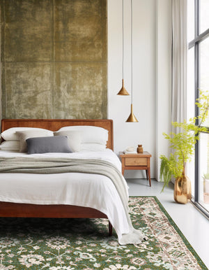 Green 7' 10 x 7' 10 Penrose Square Area Rug