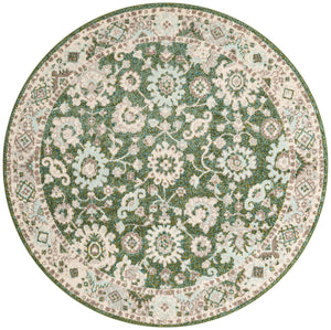 Green 6' 1 x 6' 1 Penrose Round Area Rug