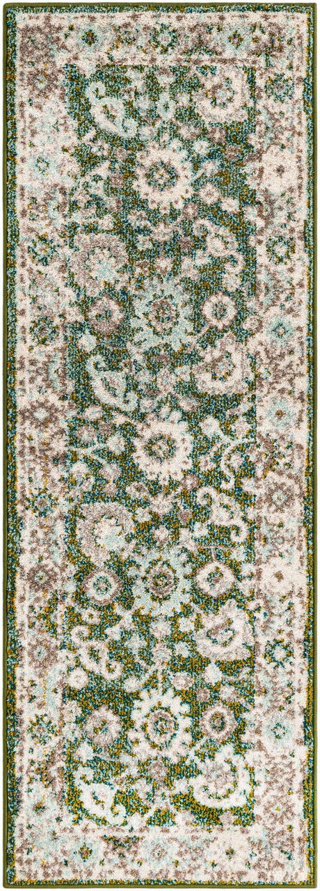 Green 2' x 6' 1 Penrose Runner Area Rug