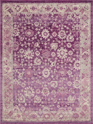 Purple 9' x 12' Penrose Rectangle Area Rug