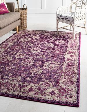 Purple 7' 10 x 10' Penrose Rectangle Area Rug