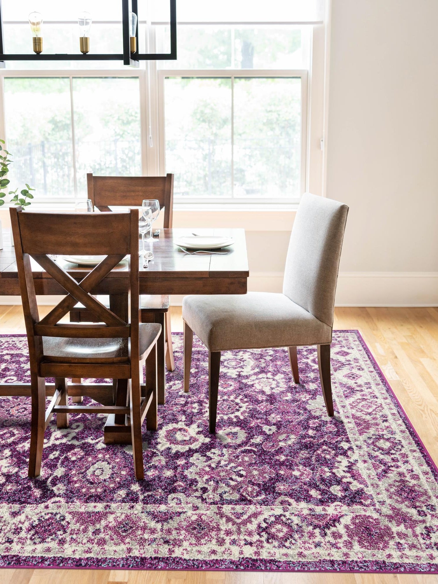 Purple 9' x 12' Penrose Rectangle Area Rug