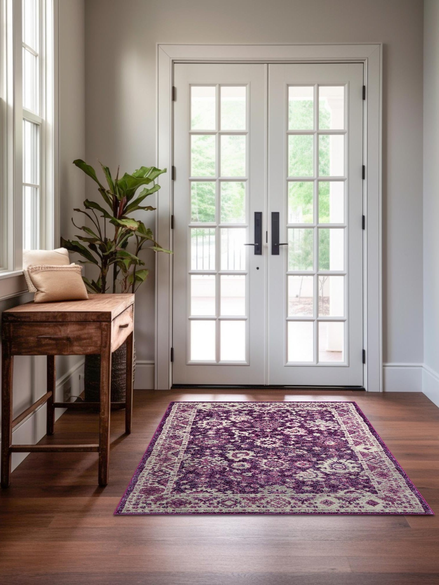 Purple 9' x 12' Penrose Rectangle Area Rug