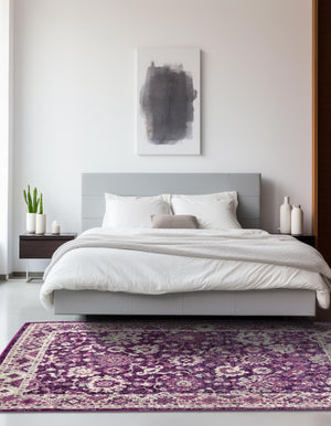 Purple 7' 10 x 10' Penrose Rectangle Area Rug