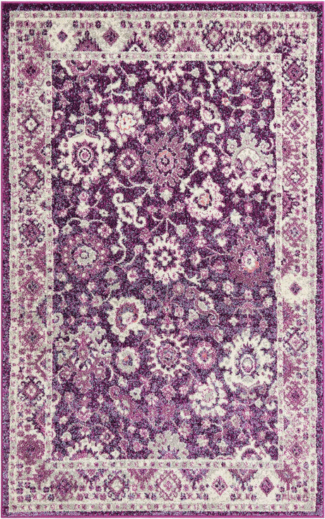 Purple 5' 3 x 8' Penrose Rectangle Area Rug