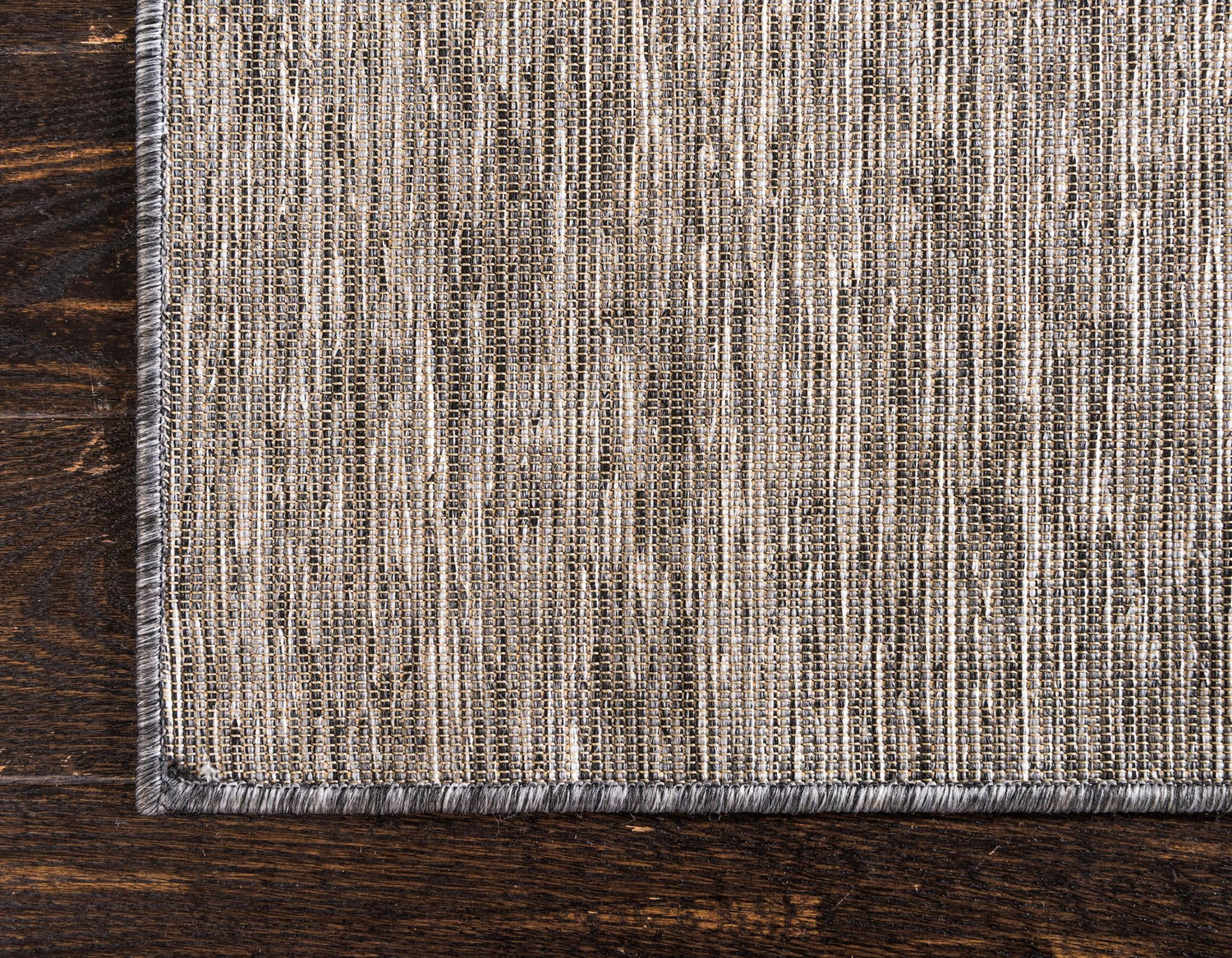 Gray 4' 2 x 6' Outdoor Solid Rectangle Area Rug Weather Resistant for Patio, Deck, Terrace, Balcony, Porch 100% Polypropylene Minimalist Waterproof Carpet for Sale at Rug Engine