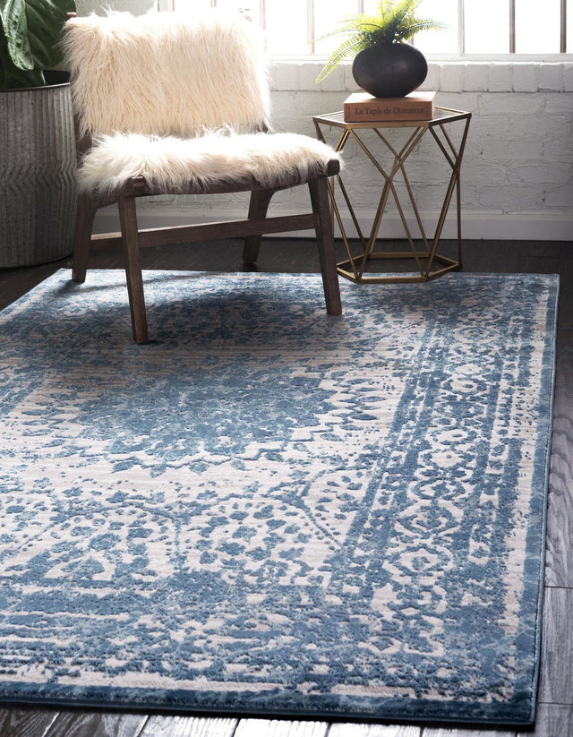 Light Blue 2' 2 x 3' Aberdeen Rectangle Area Rug 60% Polypropylene & 40% Polyester Living Dining Office Room Carpet for Sale at Rug Engine