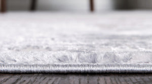 Gray 4' 1 x 6' 1 Aberdeen Rectangle Area Rug 60% Polypropylene & 40% Polyester Living Dining Office Room Carpet for Sale at Rug Engine