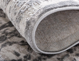 Gray 5' 1 x 8' Aberdeen Rectangle Area Rug 60% Polypropylene & 40% Polyester Living Dining Office Room Carpet for Sale at Rug Engine
