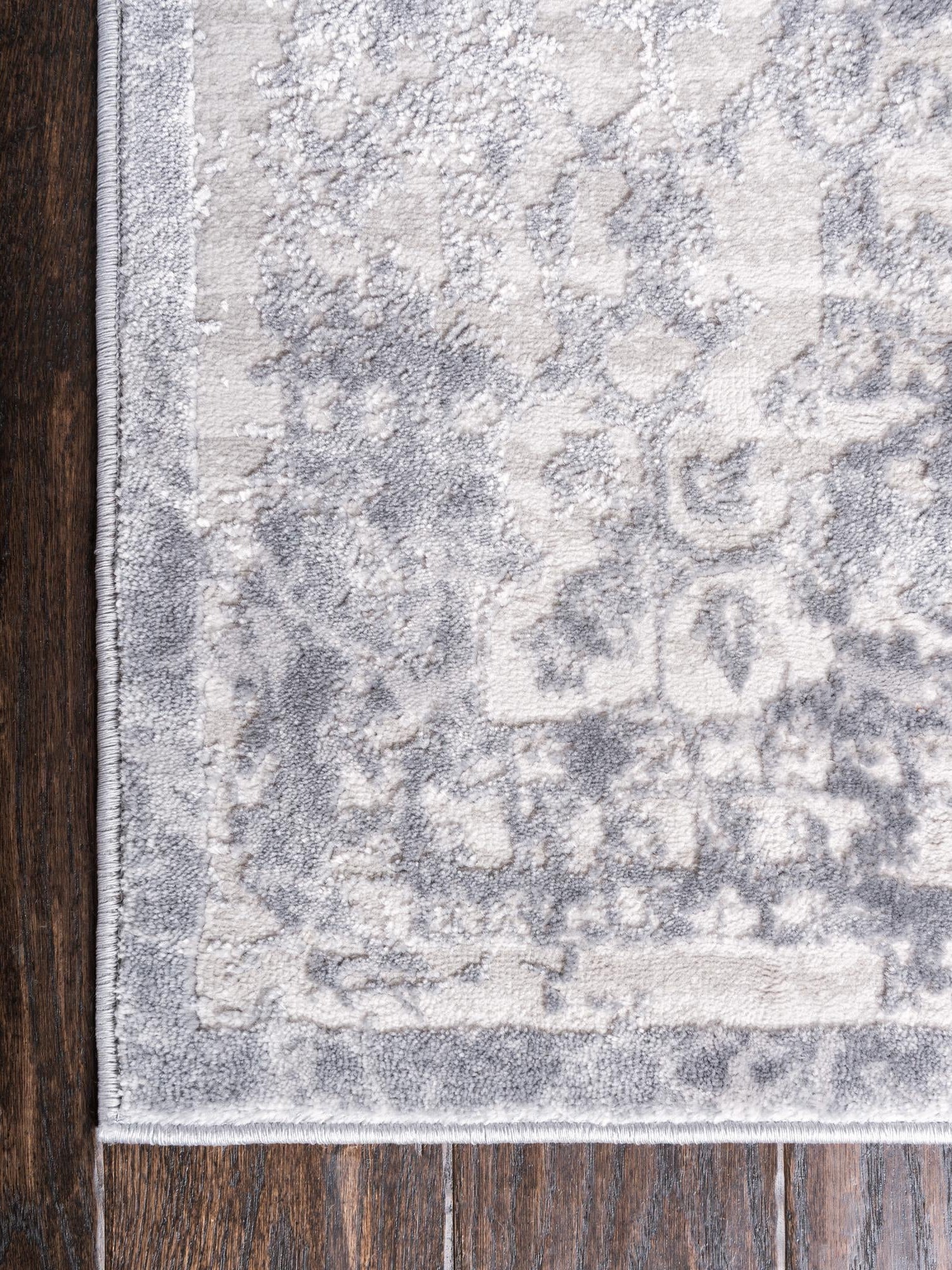 Gray 5' 1 x 8' Aberdeen Rectangle Area Rug 60% Polypropylene & 40% Polyester Living Dining Office Room Carpet for Sale at Rug Engine