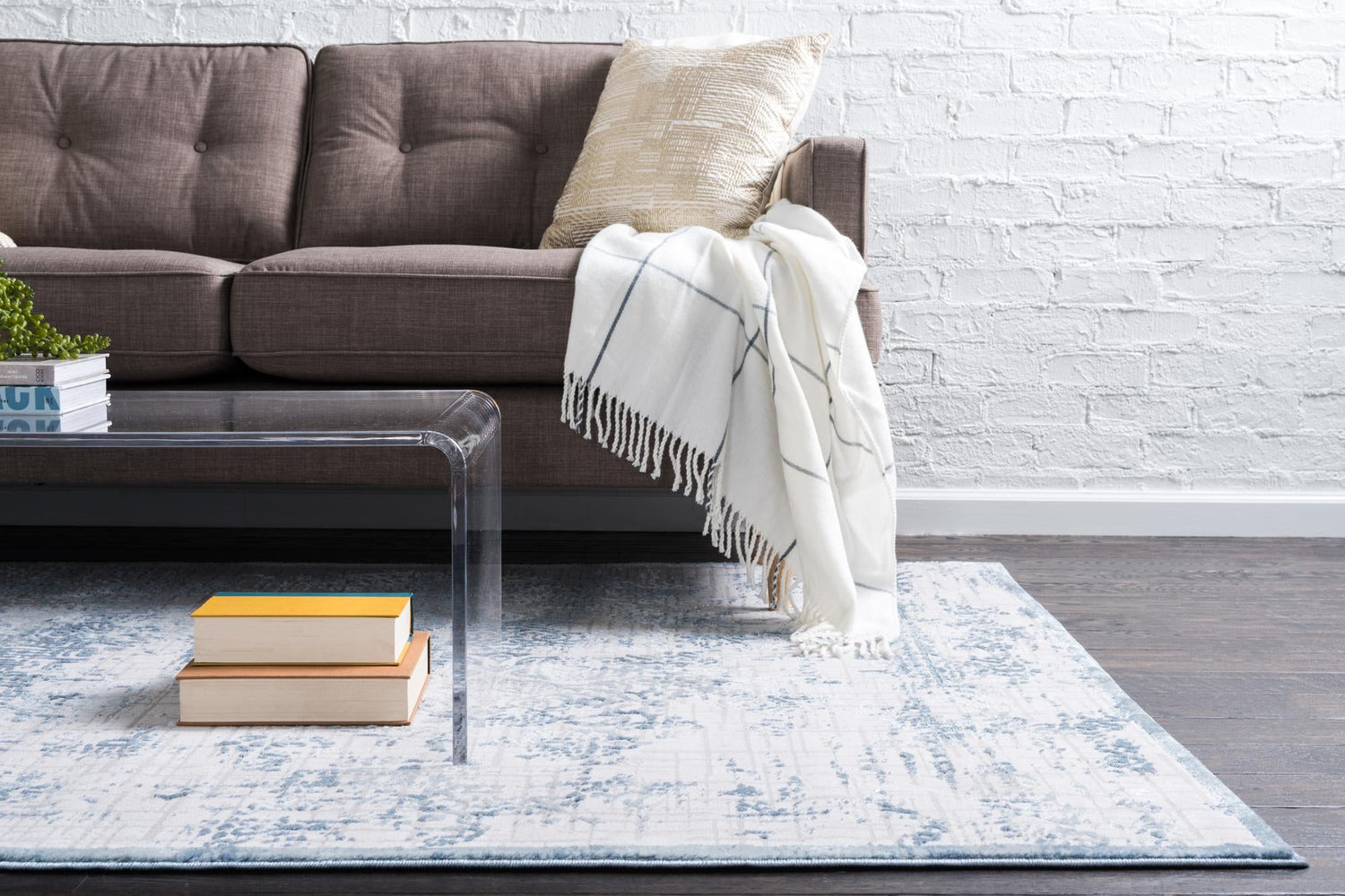 Blue 2' 2 x 3' Aberdeen Rectangle Area Rug 60% Polypropylene & 40% Polyester Living Dining Office Room Carpet for Sale at Rug Engine