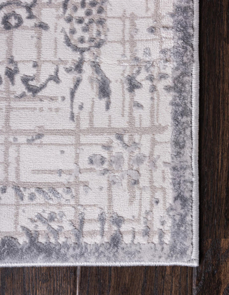 Gray 5' 1 x 8' Aberdeen Rectangle Area Rug 60% Polypropylene & 40% Polyester Living Dining Office Room Carpet for Sale at Rug Engine