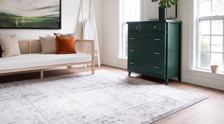 Gray 9' x 12' 2 Aberdeen Rectangle Area Rug 60% Polypropylene & 40% Polyester Living Dining Office Room Carpet for Sale at Rug Engine