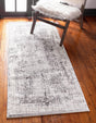 Gray 3' x 6' 1 Aberdeen Runner Rug