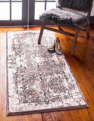 Violet 2' x 7' 1 Aberdeen Runner Area Rug 60% Polypropylene & 40% Polyester Living Dining Office Room Carpet for Sale at Rug Engine