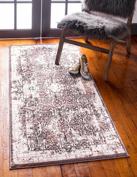 Violet 2' x 7' 1 Aberdeen Runner Area Rug 60% Polypropylene & 40% Polyester Living Dining Office Room Carpet for Sale at Rug Engine