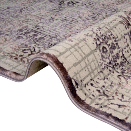 Violet 2' 7 x 6' 1 Aberdeen Runner Area Rug 60% Polypropylene & 40% Polyester Living Dining Office Room Carpet for Sale at Rug Engine