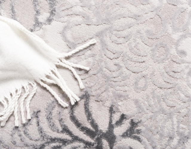 Gray 5' x 8' Aberdeen Rectangle Area Rug 60% Polypropylene & 40% Polyester Living Dining Office Room Carpet for Sale at Rug Engine