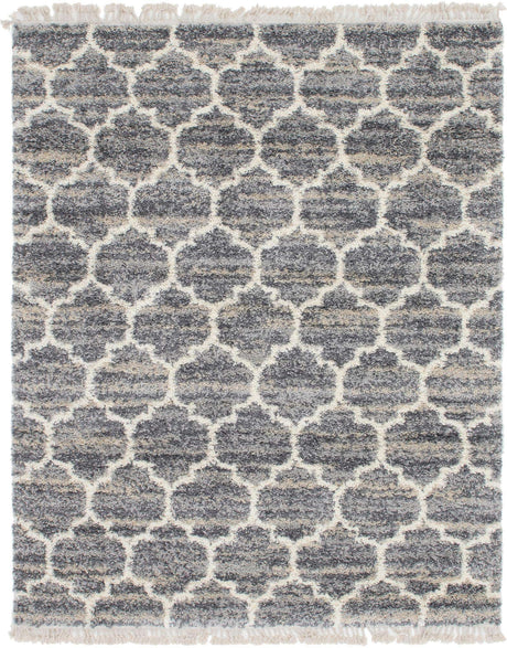 Gray 8' x 10' Hygge Shag Rectangle Area Rug Thick Soft Touch Fluffy & Plush Shaggy Pile 100% Polypropylene With Jute Backing Modern Carpet for Sale at Rug Engine