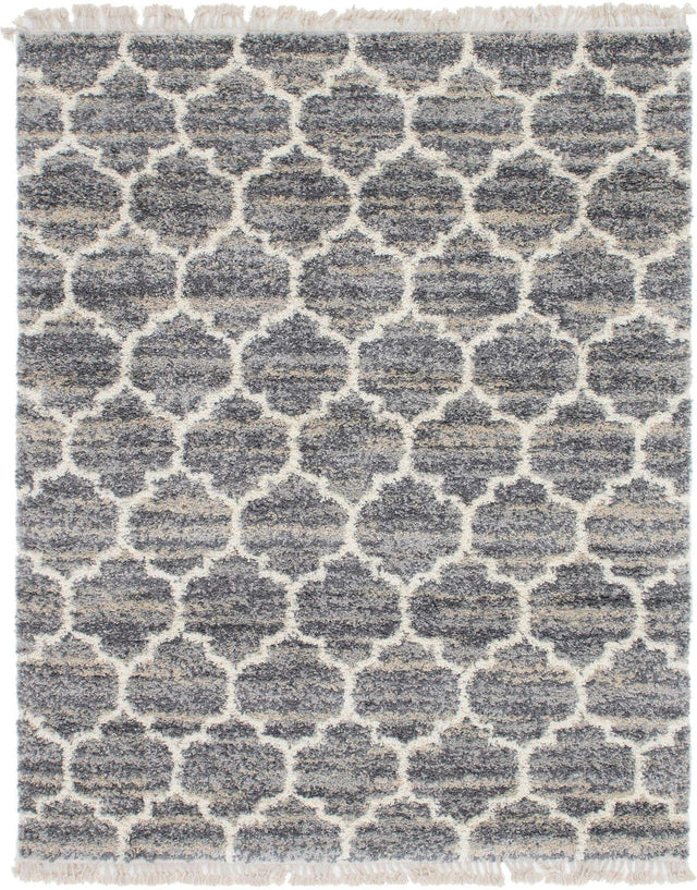 Gray 8' x 10' Hygge Shag Rectangle Area Rug Thick Soft Touch Fluffy & Plush Shaggy Pile 100% Polypropylene With Jute Backing Modern Carpet for Sale at Rug Engine