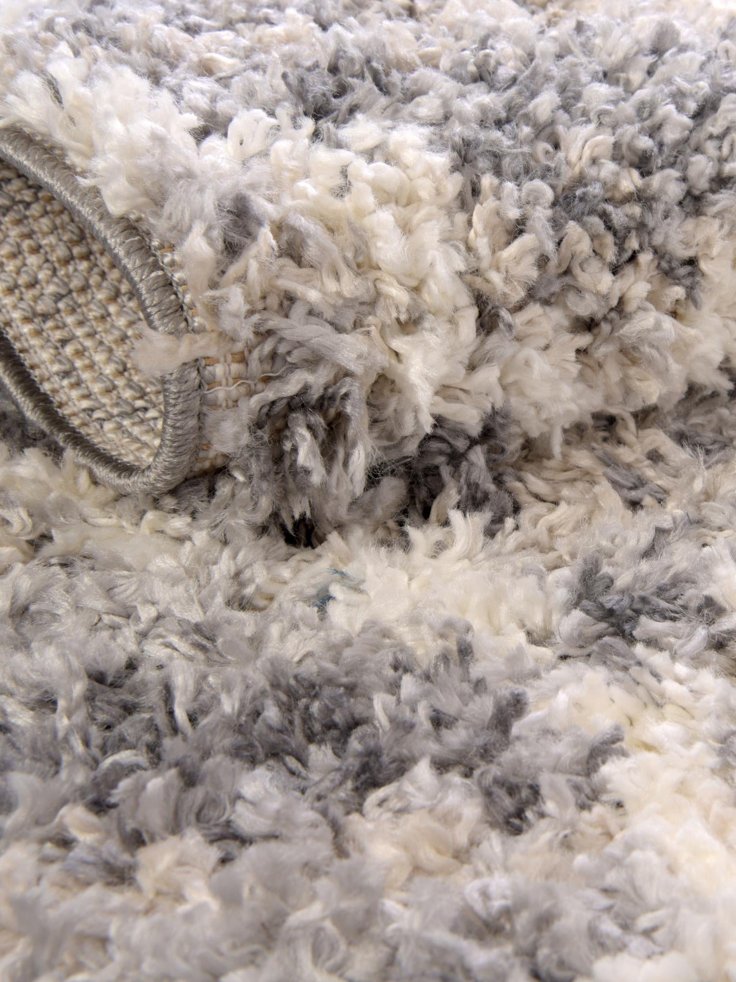 Gray 2' 2 x 3' 1 Hygge Shag Rectangle Area Rug Thick Soft Touch Fluffy & Plush Shaggy Pile 100% Polypropylene With Jute Backing Modern Carpet for Sale at Rug Engine