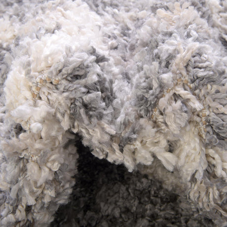 Gray 2' 2 x 3' 1 Hygge Shag Rectangle Area Rug Thick Soft Touch Fluffy & Plush Shaggy Pile 100% Polypropylene With Jute Backing Modern Carpet for Sale at Rug Engine
