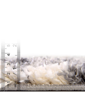 Gray 3' 3 x 3' 3 Hygge Shag Round Area Rug Thick Soft Touch Fluffy & Plush Shaggy Pile 100% Polypropylene With Jute Backing Modern Carpet for Sale at Rug Engine