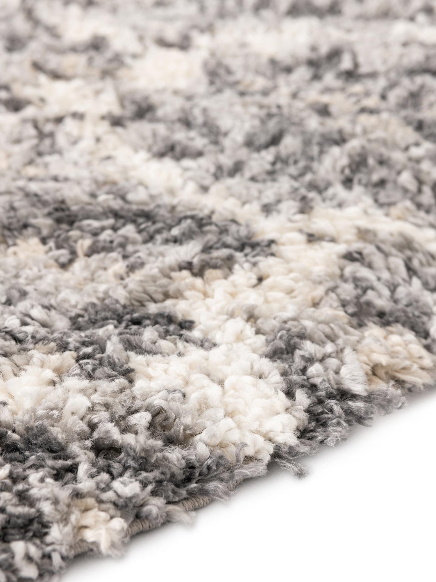 Gray 3' 3 x 3' 3 Hygge Shag Round Area Rug Thick Soft Touch Fluffy & Plush Shaggy Pile 100% Polypropylene With Jute Backing Modern Carpet for Sale at Rug Engine