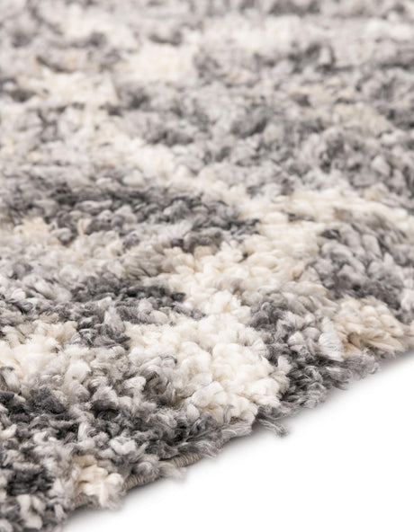 Gray 3' 3 x 3' 3 Hygge Shag Round Area Rug Thick Soft Touch Fluffy & Plush Shaggy Pile 100% Polypropylene With Jute Backing Modern Carpet for Sale at Rug Engine