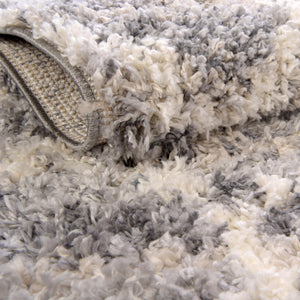 Gray 2' 7 x 8' 2 Hygge Shag Runner Area Rug Thick Soft Touch Fluffy & Plush Shaggy Pile 100% Polypropylene With Jute Backing Modern Carpet for Sale at Rug Engine
