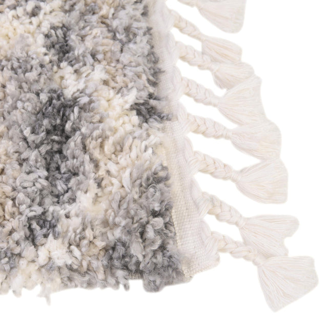 Gray 2' 7 x 8' 2 Hygge Shag Runner Area Rug Thick Soft Touch Fluffy & Plush Shaggy Pile 100% Polypropylene With Jute Backing Modern Carpet for Sale at Rug Engine
