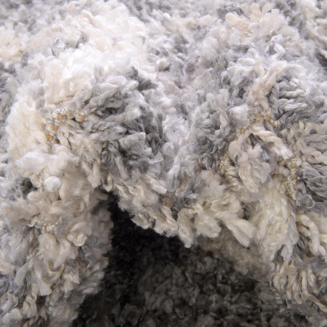 Gray 2' 7 x 8' 2 Hygge Shag Runner Area Rug Thick Soft Touch Fluffy & Plush Shaggy Pile 100% Polypropylene With Jute Backing Modern Carpet for Sale at Rug Engine