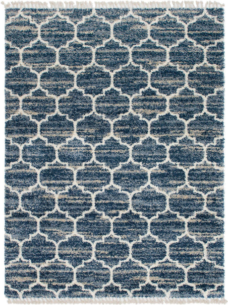 Blue 9' x 12' 2 Hygge Shag Rectangle Area Rug Thick Soft Touch Fluffy & Plush Shaggy Pile 100% Polypropylene With Jute Backing Modern Carpet for Sale at Rug Engine