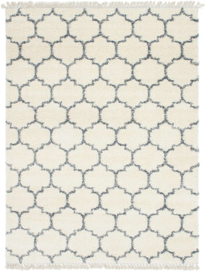 Ivory 9' x 12' 2 Hygge Shag Rectangle Area Rug Thick Soft Touch Fluffy & Plush Shaggy Pile 100% Polypropylene With Jute Backing Modern Carpet for Sale at Rug Engine