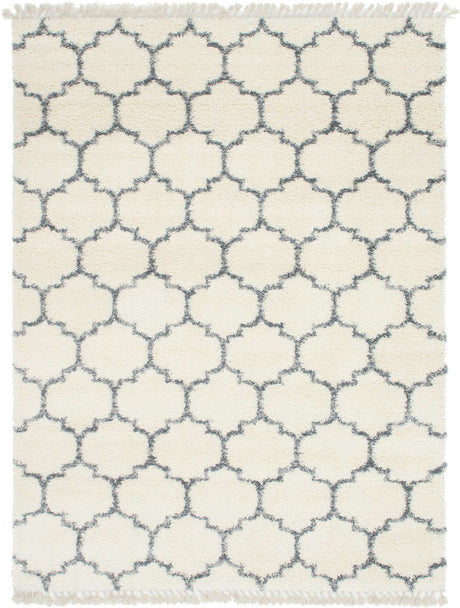 Ivory 9' x 12' 2 Hygge Shag Rectangle Area Rug Thick Soft Touch Fluffy & Plush Shaggy Pile 100% Polypropylene With Jute Backing Modern Carpet for Sale at Rug Engine
