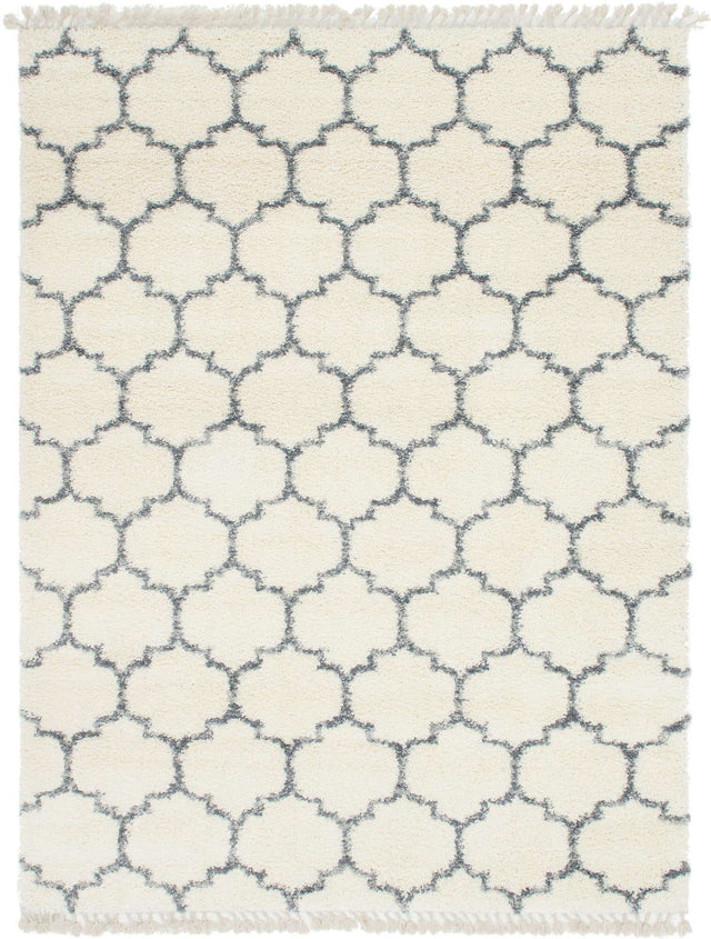 Ivory 9' x 12' 2 Hygge Shag Rectangle Area Rug Thick Soft Touch Fluffy & Plush Shaggy Pile 100% Polypropylene With Jute Backing Modern Carpet for Sale at Rug Engine