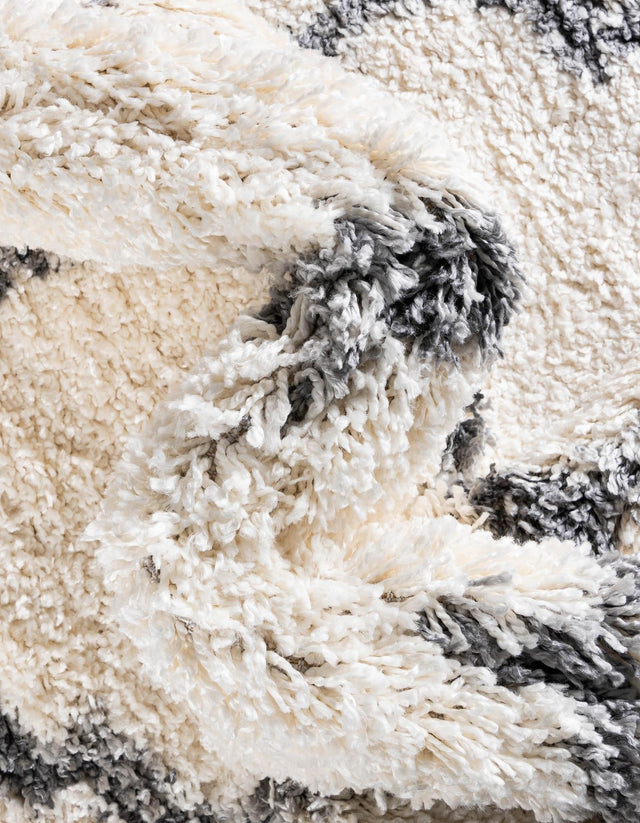 Ivory 9' x 12' 2 Hygge Shag Rectangle Area Rug Thick Soft Touch Fluffy & Plush Shaggy Pile 100% Polypropylene With Jute Backing Modern Carpet for Sale at Rug Engine