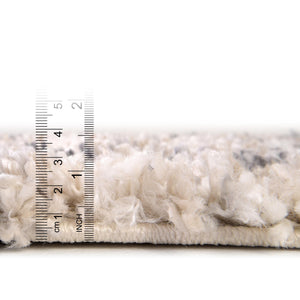 Beige 4' 1 x 6' 1 Hygge Shag Rectangle Area Rug Thick Soft Touch Fluffy & Plush Shaggy Pile 100% Polypropylene With Jute Backing Modern Carpet for Sale at Rug Engine