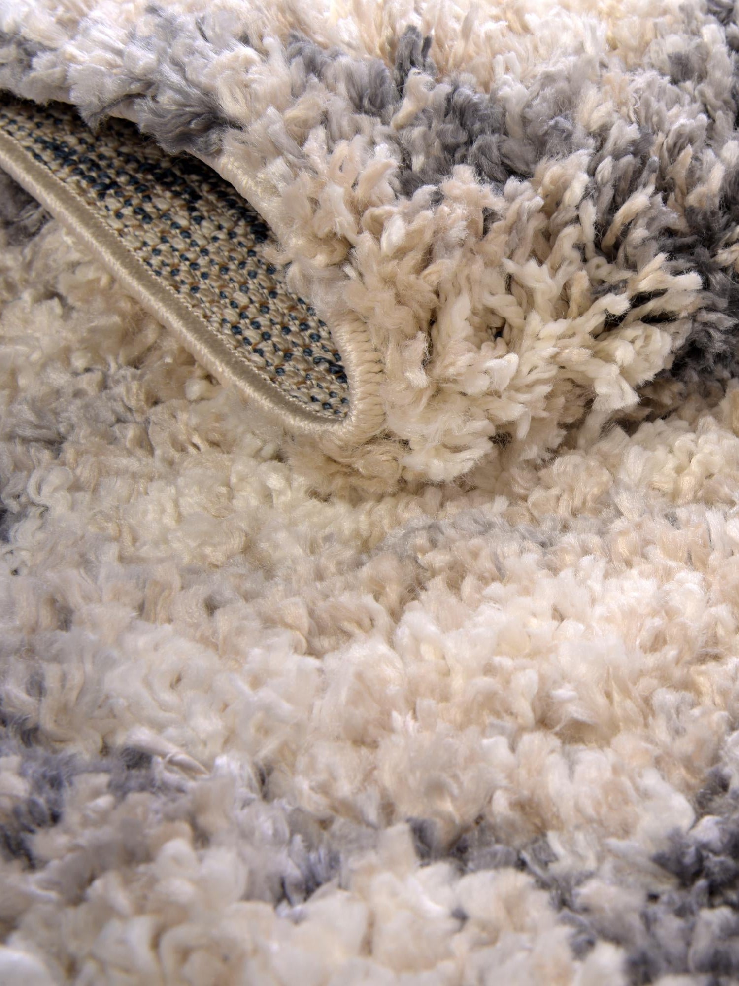 Beige 8' x 10' Hygge Shag Rectangle Area Rug Thick Soft Touch Fluffy & Plush Shaggy Pile 100% Polypropylene With Jute Backing Modern Carpet for Sale at Rug Engine