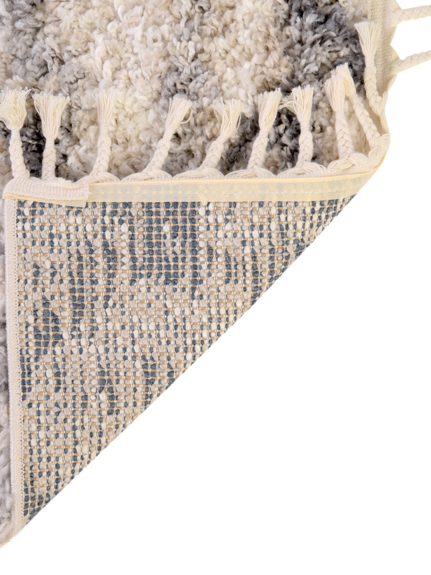 Beige 2' 7 x 8' 2 Hygge Shag Runner Area Rug Thick Soft Touch Fluffy & Plush Shaggy Pile 100% Polypropylene With Jute Backing Modern Carpet for Sale at Rug Engine