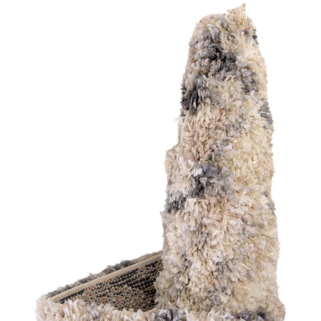 Beige 2' 2 x 6' 1 Hygge Shag Runner Area Rug Thick Soft Touch Fluffy & Plush Shaggy Pile 100% Polypropylene With Jute Backing Modern Carpet for Sale at Rug Engine