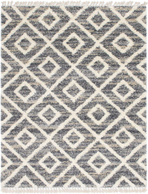 Gray 8' x 10' Hygge Shag Rectangle Area Rug Thick Soft Touch Fluffy & Plush Shaggy Pile 100% Polypropylene With Jute Backing Modern Carpet for Sale at Rug Engine